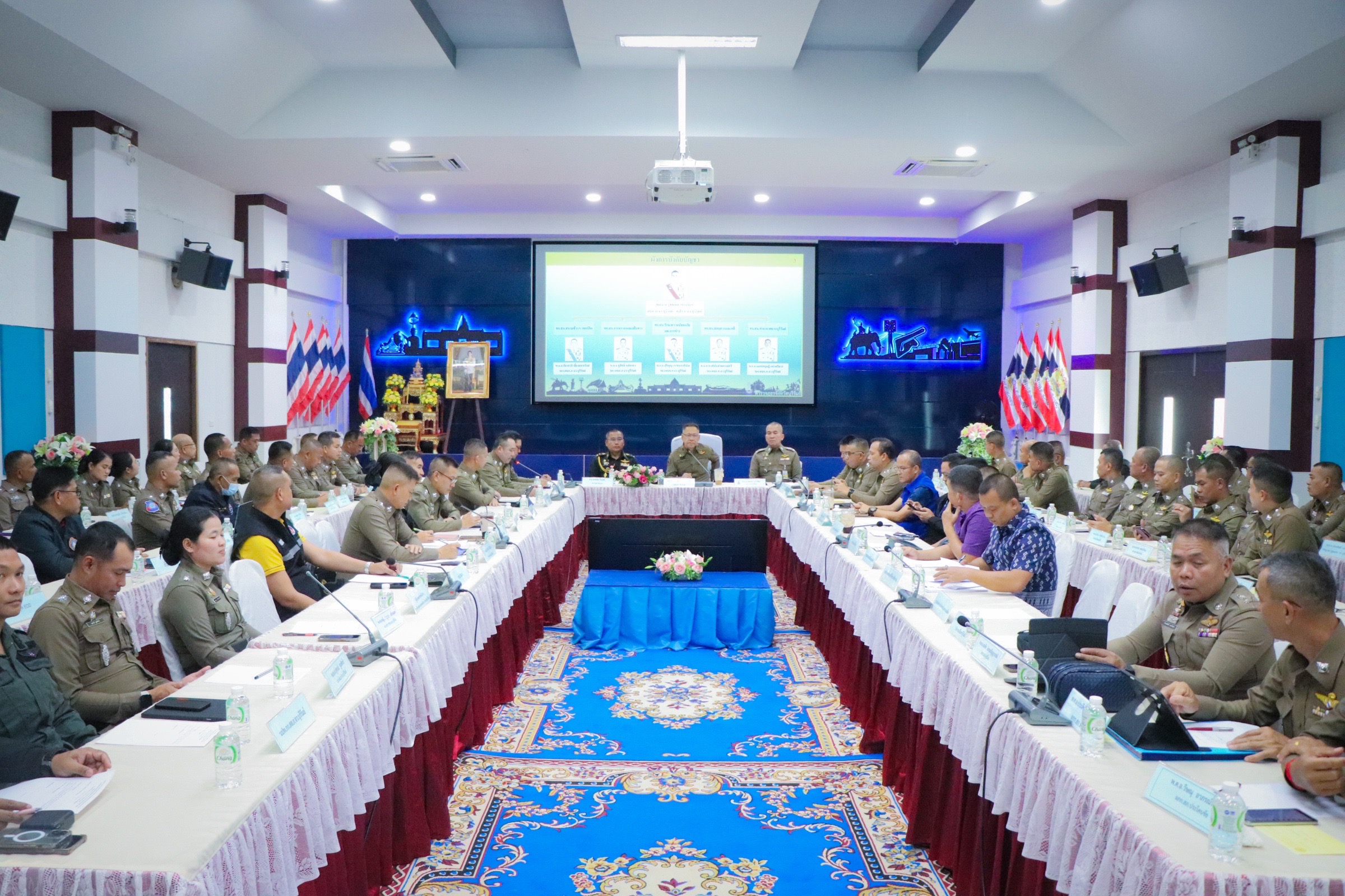 รองผู้บัญชาการตํารวจภูธรภาค 3ประชุมแถลงแผนการรักษาความปลอดภัย และอำนวยความสะดวกด้านการจราจร การแข่งขันรถจักรยานยนต์ชิงแชมป์โลก รายการโมโต จีพี สนามที่ 18 ภายใต้ชื่อ "PT Grand Prix of Thailand 2024"